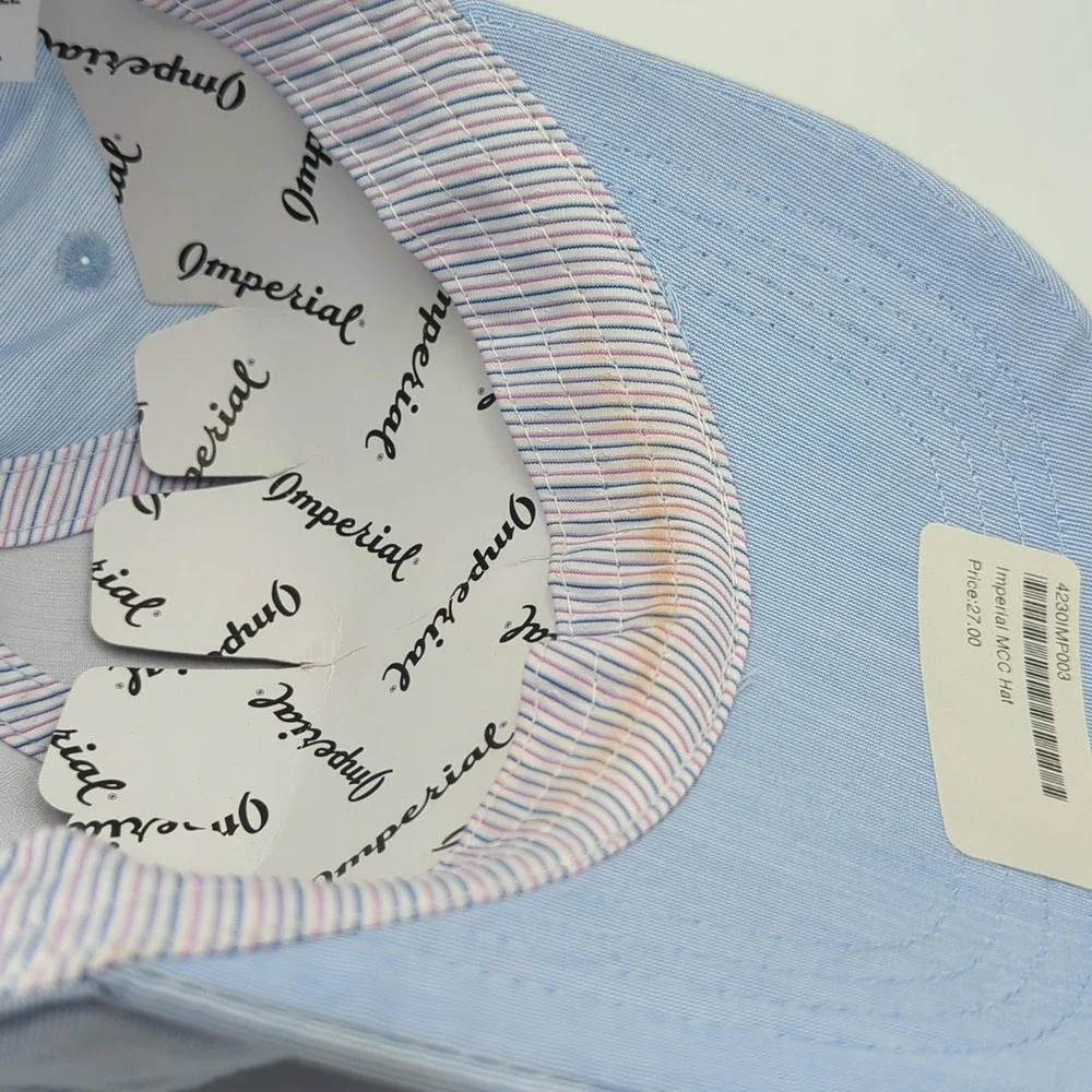 Medinah Country Club Hat Golf Cap Imperial Strapback Blue Adjustable